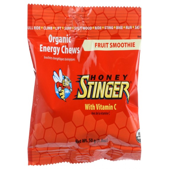 Honey Stinger Energy Chew - Organic - Fruit Smoothie - 1.8 Oz - Case Of 12