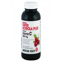 American Health Super Acerola Plus - 500 Mg - 100 Chewable Wafers