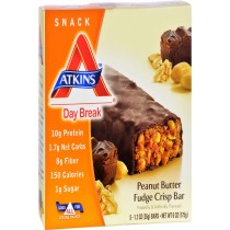 Atkins Day Break Bar Peanut Butter Fudge Crisp - 5 Bars