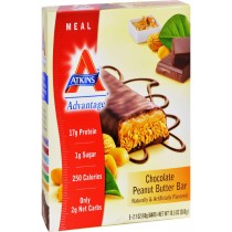 Atkins Advantage Bar Chocolate Peanut Butter - 5 Bars