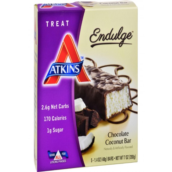 Atkins Endulge Chocolate Coconut Bar - 5/1.4 Oz