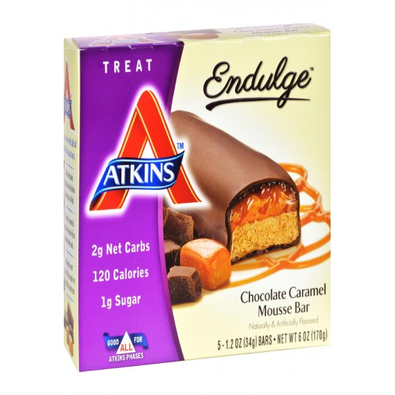 Atkins Endulge Bar Chocolate Caramel Mousse - 5 Bars