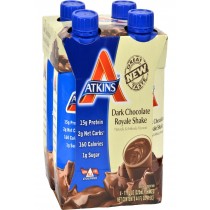 Atkins Advantage Rtd Shake Dark Chocolate Royale - 11 Fl Oz Each / Pack Of 4