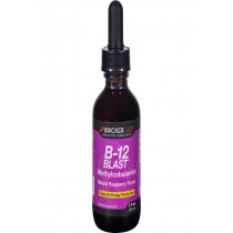 Bricker Labs B-12 Blast - Methylcobalamin - Natural Raspberry - 2 Oz