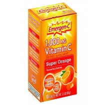 Emergen-c Original Formula - 1000 Mg Vitamin C - Super Orange - 10 Packets