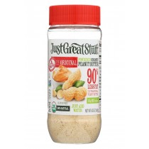 Just Great Stuff Powdered Peanut Butter - 6.43 Oz - Case Of 12