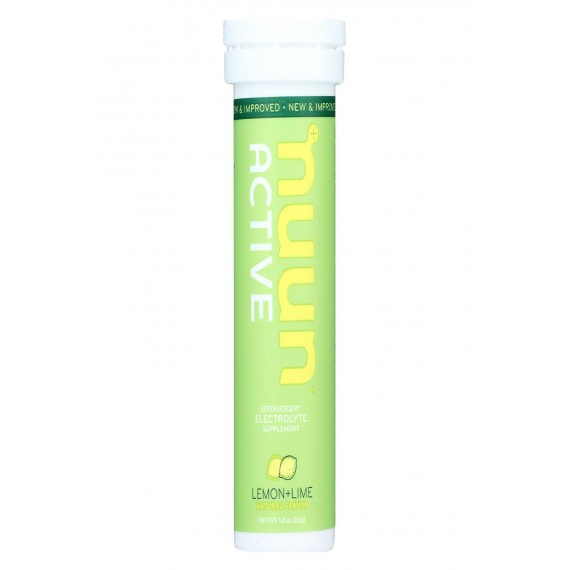 Nuun Hydration Nuun Active - Lemon And Lime - Case Of 8 - 10 Tablets