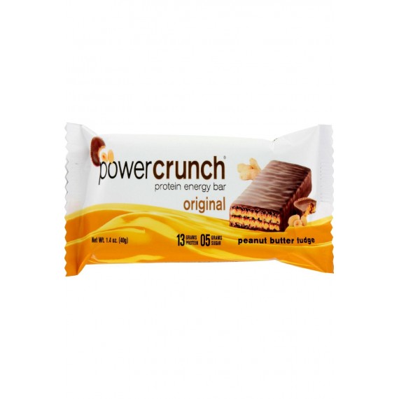 Power Crunch Bar - Peanut Butter Fudge - Case Of 12 - 1.4 Oz