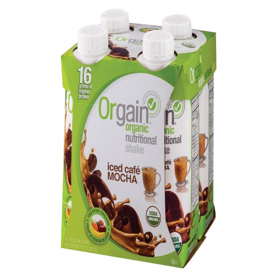 Orgain Organic Nutritional Shake - Iced Caf Mocha - Case Of 3 - 11 Fl Oz.