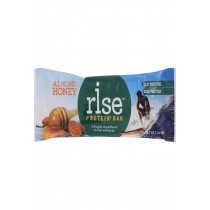Rise Bar Protein Bar - Almond Honey - Case Of 12 - 2.1 Oz