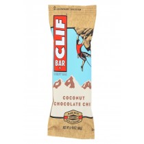 Clif Bar - Organic Coconut Chocolate Chip - Case Of 12 - 2.4 Oz