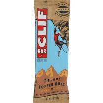 Clif Bar - Organic Peanut Toffee Buzz - Case Of 12 - 2.4 Oz