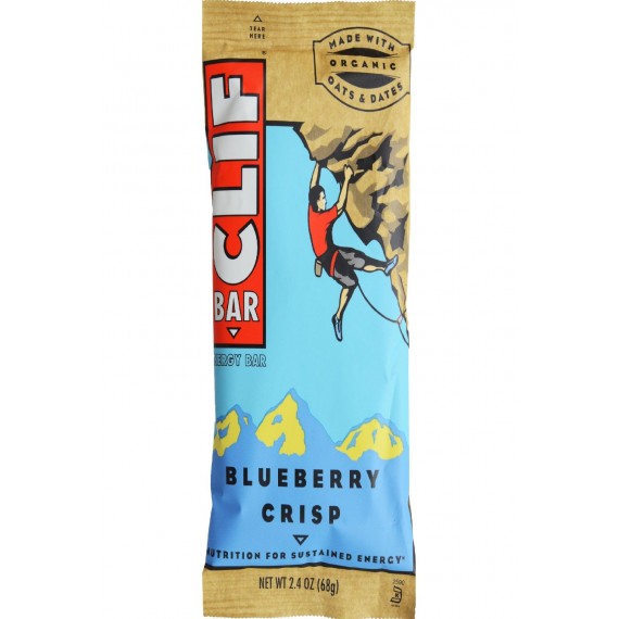Clif Bar - Organic Blueberry Crisp - Case Of 12 - 2.4 Oz