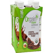 Orgain Organic Nutrition Shake - Chocolate Fudge - 11 Fl Oz - Case Of 12