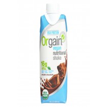 Orgain Organic Vegan Nutritional Shakes - Smooth Chocolate - Case Of 12 - 11 Fl Oz.