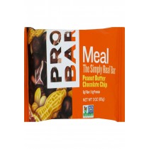 Probar Organic Peanut Butter Chocolate Chip Bar - Case Of 12 - 3 Oz