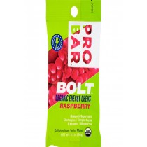 Probar Bolt Energy Chews - Organic Raspberry - 2.1 Oz - Case Of 12