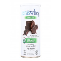 Teras Whey Protein Powder - Whey - Organic - Fair Trade Certified Dark Chocolate Cocoa - 12 Oz