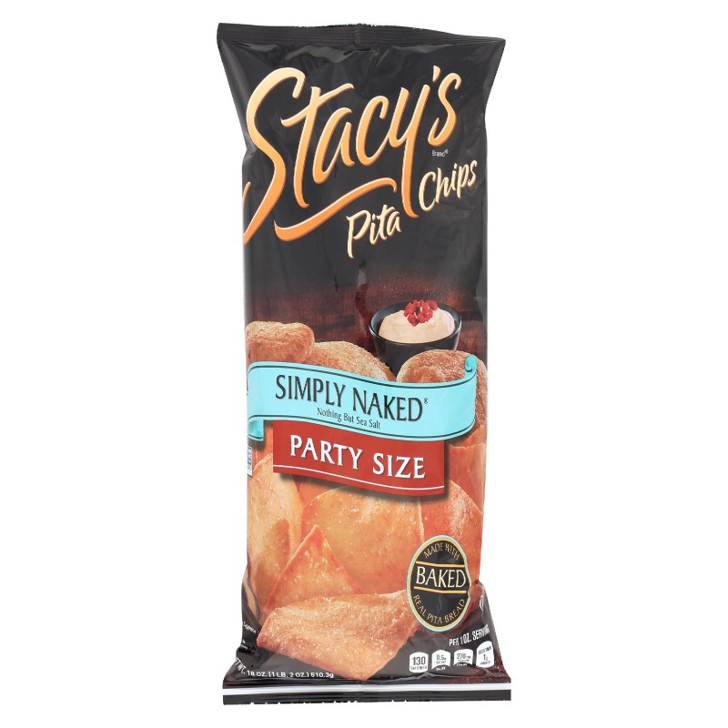 Stacys Pita Chips Simply Naked Pita Chips - Case Of 6 