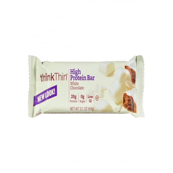 Think Products Thin Bar - White Chocolate - Case Of 10 - 2.1 Oz