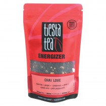 Tiesta Tea Energizer Black Tea - Chai Love - Case Of 6 - 1.9 Oz.