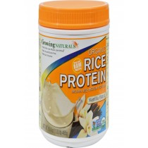 Growing Naturals Organic Raw Rice Protein - Vanilla Blast - 16.4 Oz