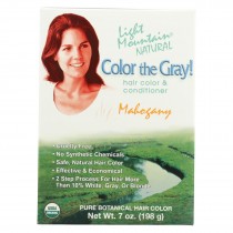 Light Mountain Hair Color - Color The Gray! Mahogany - Case Of 1 - 7 Oz.