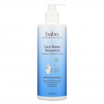 Babo Botanicals Shampoo - Rosemary, Mint And Tea Tree Oil - Case Of 1 - 16 Fl Oz.