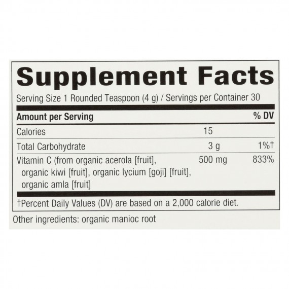 Nature's Way 100% Organic Alive Vitamin C Powder - 120 Grm
