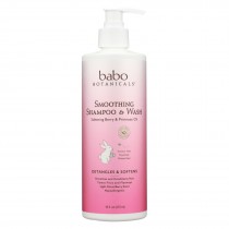 Babo Botanicals Shampoo - Softening Berry And Primrose Oil - Case Of 1 - 16 Fl Oz.
