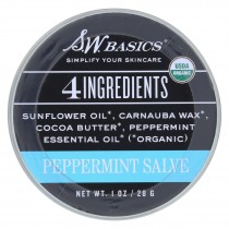 S.w. Basics - 4 Ingredients Salve - Peppermint - 1 Oz.