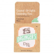 Dr. Ginger's - Xylitol And Coconut Oil Expanding Floss - 32 Yards