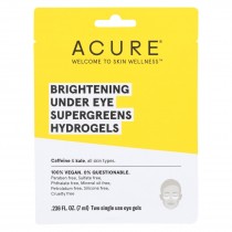 Acure - Brightening Under Eye Supergreens Hyrdrogels - Case Of 12 - 0.236 Fl Oz.