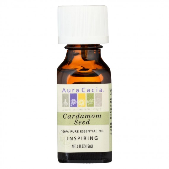 Aura Cacia - Essential Oil - Cardamom - .5 Fl Oz.