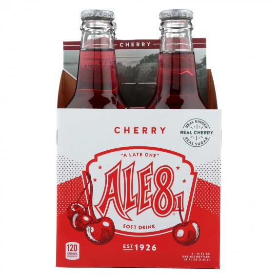 Ale-8-one Btlg - Ginger Ale Cherry - Case Of 6-4/12 Fl Oz.