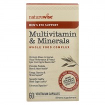 Naturewise - Men's Multivitamin And Minerals - Eye Support - 60 Vegetarian Capsules
