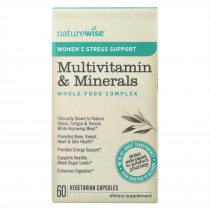 Naturewise - Women's Multivitamin And Minerals - Stress Support - 60 Vegetarian Capsules