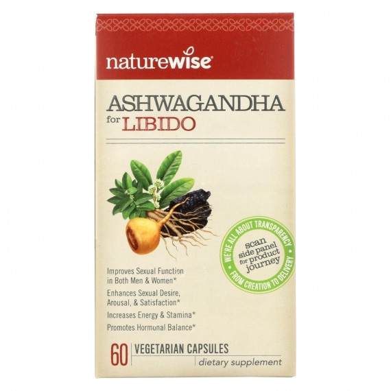 Naturewise - Ashwagandha - Libido - 60 Vegetarian Capsules