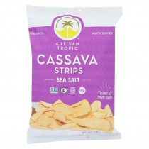 Artisan Tropic Cassava Strips - Sea Salt - Case Of 12 - 4.5 Oz.