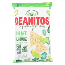 Beanitos - White Bean Chips - Hint Of Lime - Case Of 6 - 5 Oz.