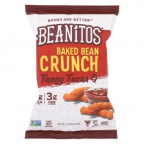 Beanitos - Baked Bean Crunch - Tangy Texas Q - Case Of 6 - 4.5 Oz.