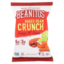 Beanitos - Baked Bean Crunch - Fuego N' Lime - Case Of 6 - 4.5 Oz.