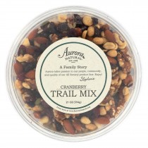 Aurora Natural Products - Trail Mix - Cranberry - Case Of 12 - 21 Oz.