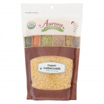 Aurora Natural Products - Organic Golden Lentils - Case Of 10 - 22 Oz.