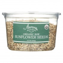 Aurora Natural Products - Organic Raw Sunflower Seeds - Case Of 12 - 9.5 Oz.