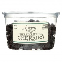 Aurora Natural Products - Apple Juice Infused Cherries - Case Of 12 - 10 Oz.