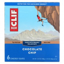 Clif Bar - Energy Bar - Chocolate Chip - Case Of 9 - 6/2.4oz.