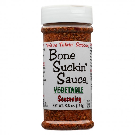 Bone Suckin - Seasoning And Rub - Vegetable - Case Of 12 - 5.8 Oz.