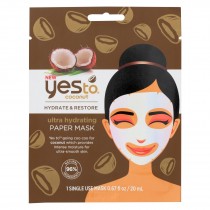 Yes To - Coconut - Ultra Hydrating Paper Mask - Case Of 6 - 0.67 Fl Oz.