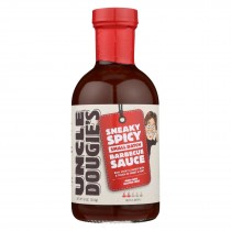 Uncle Dougie's - Barbecue Sauce - Sneaky Spicy - Case Of 6 - 18 Fl Oz.